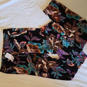 Lascana Floral Patterned Pants Size 36 (L)